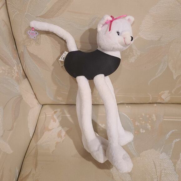 Barbie Plush Posable Cat 10" 2002 Mattel Plush Stuffed Animal Toy Barbiecore - Picture 1 of 3